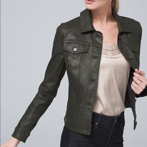 COATED DENIM JACKET